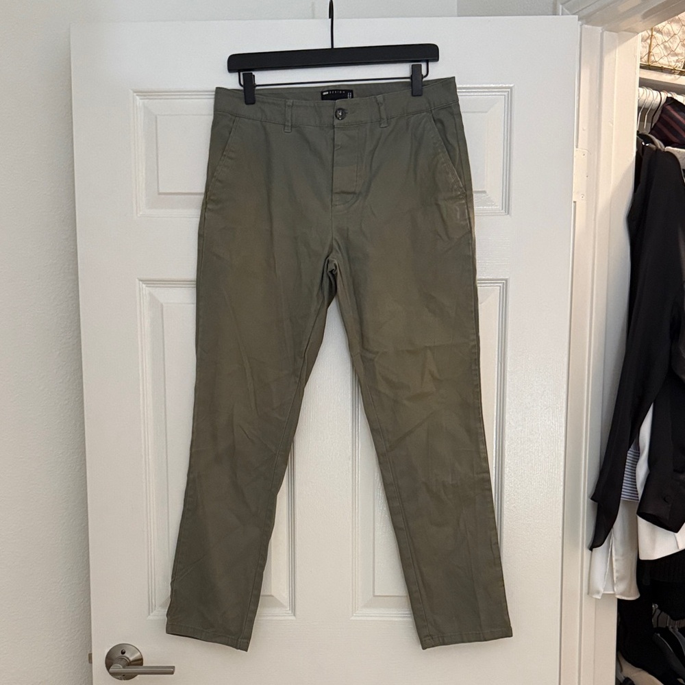 ASOS Men's Olive Green Pants